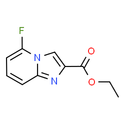 ChemSpider 2D Image | Ethyl 5-fluoroimidazo[1,2-a]pyridine-2-carboxylate | C10H9FN2O2