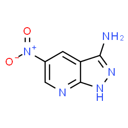 ChemSpider 2D Image | 5-Nitro-1H-pyrazolo[3,4-b]pyridin-3-amine | C6H5N5O2