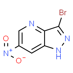 ChemSpider 2D Image | 3-Bromo-6-nitro-1H-pyrazolo[4,3-b]pyridine | C6H3BrN4O2