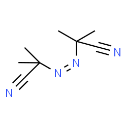 ChemSpider 2D Image | (E)-2,2'-Azobis(isobutyronitrile) | C8H12N4