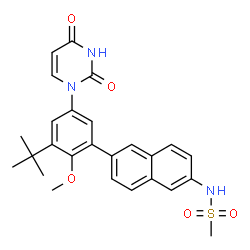 ChemSpider 2D Image | Dasabuvir | C26H27N3O5S