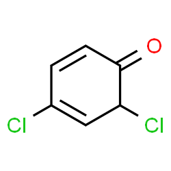 ChemSpider 2D Image | 4,6-Dichloro-2,4-cyclohexadien-1-one | C6H4Cl2O