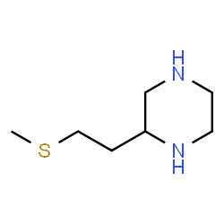 ChemSpider 2D Image | 2-[2-(Methylsulfanyl)ethyl]piperazine | C7H16N2S