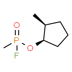ChemSpider 2D Image | (1R,2S)-2-Methylcyclopentyl methylphosphonofluoridate | C7H14FO2P