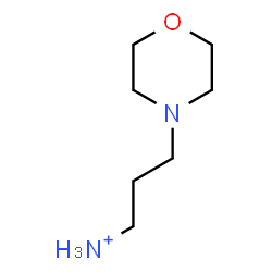 ChemSpider 2D Image | 3-(4-Morpholinyl)-1-propanaminium | C7H17N2O