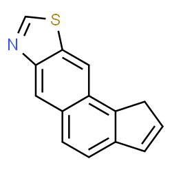 ChemSpider 2D Image | 1H-Cyclopenta[5,6]naphtho[2,3-d][1,3]thiazole | C14H9NS