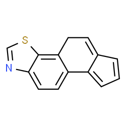 ChemSpider 2D Image | 4H-Cyclopenta[5,6]naphtho[2,1-d][1,3]thiazole | C14H9NS