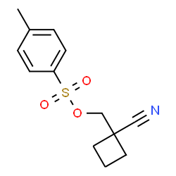 ChemSpider 2D Image | (1-Cyanocyclobutyl)methyl 4-methylbenzenesulfonate | C13H15NO3S