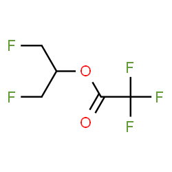 ChemSpider 2D Image | 1,3-Difluoro-2-propanyl trifluoroacetate | C5H5F5O2