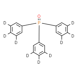 ChemSpider 2D Image | Tris[(3,4,5-~2~H_3_)phenyl]phosphine oxide | C18H6D9OP