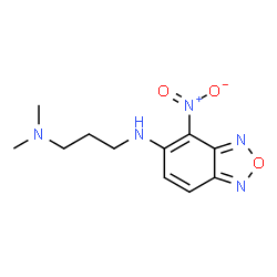 ChemSpider 2D Image | N,N-Dimethyl-N'-(4-nitro-2,1,3-benzoxadiazol-5-yl)-1,3-propanediamine | C11H15N5O3