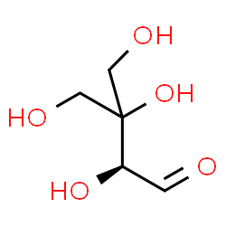 ChemSpider 2D Image | (2S)-2,3,4-Trihydroxy-3-(hydroxymethyl)butanal | C5H10O5
