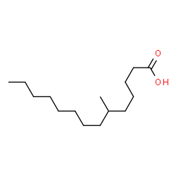ChemSpider 2D Image | 6-Methyltetradecanoic acid | C15H30O2