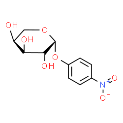 ChemSpider 2D Image | 4-Nitrophenyl beta-L-arabinopyranoside | C11H13NO7