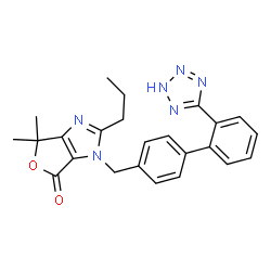 ChemSpider 2D Image | OLMESARTAN LACTONE | C24H24N6O2