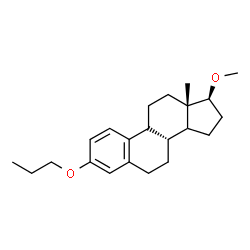 ChemSpider 2D Image | (9xi,14xi,17beta)-17-Methoxy-3-propoxyestra-1,3,5(10)-triene | C22H32O2