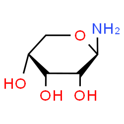 ChemSpider 2D Image | beta-D-Ribopyranosylamine | C5H11NO4