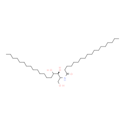 ChemSpider 2D Image | N-[(3S)-1,3,4-Trihydroxy-2-octadecanyl]octadecanamide | C36H73NO4