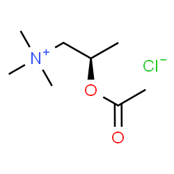 ChemSpider 2D Image | (2R)-2-Acetoxy-N,N,N-trimethyl-1-propanaminium chloride | C8H18ClNO2