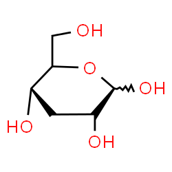 ChemSpider 2D Image | (5xi)-3-Deoxy-D-erythro-hexopyranose | C6H12O5