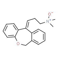 ChemSpider 2D Image | [(3E)-3-(Dibenzo[b,e]oxepin-11(6H)-ylidene)propyl]dimethylamine oxide | C19H21NO2