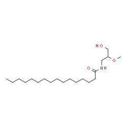 ChemSpider 2D Image | N-(3-Hydroxy-2-methoxypropyl)hexadecanamide | C20H41NO3