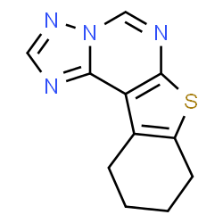 ChemSpider 2D Image | 7,8,9,10-Tetrahydro-6-thia-1,3,3a,5-tetraaza-cyclopenta[c]fluorene | C11H10N4S