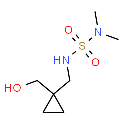 ChemSpider 2D Image | N'-{[1-(Hydroxymethyl)cyclopropyl]methyl}-N,N-dimethylsulfuric diamide | C7H16N2O3S