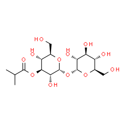 ChemSpider 2D Image | alpha-D-Glucopyranosyl 3-O-isobutyryl-alpha-D-glucopyranoside | C16H28O12