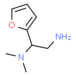 ChemSpider 2D Image | [2-amino-1-(furan-2-yl)ethyl]dimethylamine | C8H14N2O