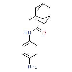ChemSpider 2D Image | N-(4-Aminophenyl)-1-adamantanecarboxamide | C17H22N2O