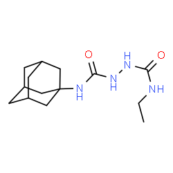 ChemSpider 2D Image | N-(Adamantan-1-yl)-N'-ethyl-1,2-hydrazinedicarboxamide | C14H24N4O2