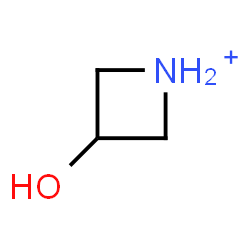 ChemSpider 2D Image | 3-Hydroxyazetidinium | C3H8NO