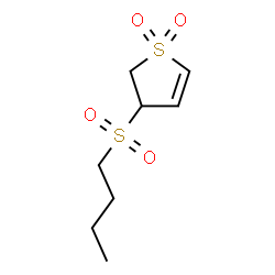 ChemSpider 2D Image | 3-(Butylsulfonyl)-2,3-dihydrothiophene 1,1-dioxide | C8H14O4S2