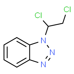 ChemSpider 2D Image | 1-(1,2-Dichloroethyl)-1H-benzotriazole | C8H7Cl2N3