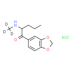 ChemSpider 2D Image | Pentylone-D3 HCl | C13H15D3ClNO3