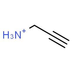 ChemSpider 2D Image | 2-Propyn-1-aminium | C3H6N