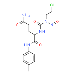 ChemSpider 2D Image | N~2~-[(2-Chloroethyl)(nitroso)carbamoyl]-N~1~-(4-methylphenyl)glutamamide | C15H20ClN5O4
