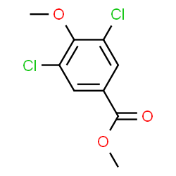 ChemSpider 2D Image | Methyl 3,5-dichloro-4-methoxybenzoate | C9H8Cl2O3