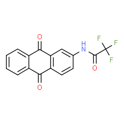 ChemSpider 2D Image | 2-(trifluoroacetylamino)anthraquinone | C16H8F3NO3