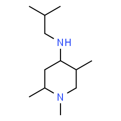 ChemSpider 2D Image | N-Isobutyl-1,2,5-trimethyl-4-piperidinamine | C12H26N2