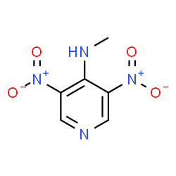ChemSpider 2D Image | N-Methyl-3,5-dinitro-4-pyridinamine | C6H6N4O4
