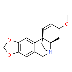 ChemSpider 2D Image | 3-Methoxy-1,2-didehydrocrinan | C17H19NO3
