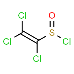 ChemSpider 2D Image | Trichloroethenesulfinyl chloride | C2Cl4OS
