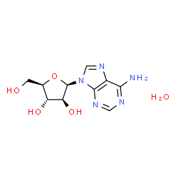 ChemSpider 2D Image | Vidarabine Monohydrate | C10H15N5O5