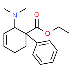 ChemSpider 2D Image | Tilidine | C17H23NO2
