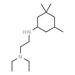 ChemSpider 2D Image | N,N-Diethyl-N'-(3,3,5-trimethylcyclohexyl)-1,2-ethanediamine | C15H32N2
