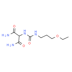 ChemSpider 2D Image | 2-{[(3-Ethoxypropyl)carbamoyl]amino}malonamide | C9H18N4O4