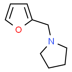 ChemSpider 2D Image | Pyrrolidine, 1-furfuryl | C9H13NO