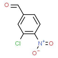 ChemSpider 2D Image | 3-Chloro-4-nitrobenzaldehyde | C7H4ClNO3